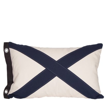 NEWPORT COLLECTION  X FLAG PILLOW / CANVAS
