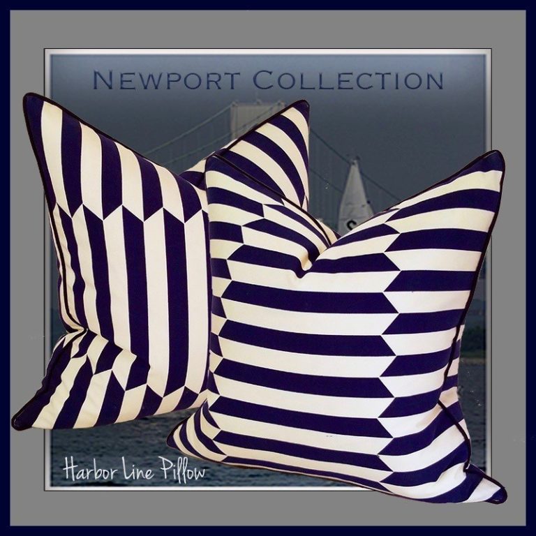 NEWPORT COLLECTION HARBOR LINE PILLOW