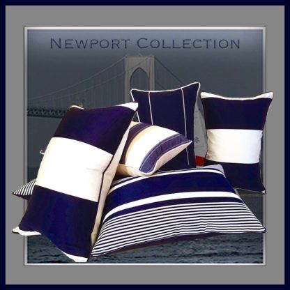 NEWPORT COLLECTION YACHT STRIPE PILLOW - Image 5